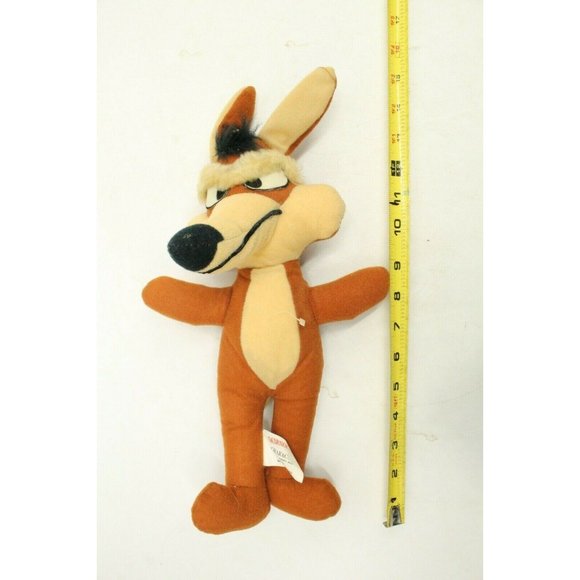 Vtg 1971 Wile E Coyote Warner Bros. Plush 15" Mighty Star - Picture 6 of 6